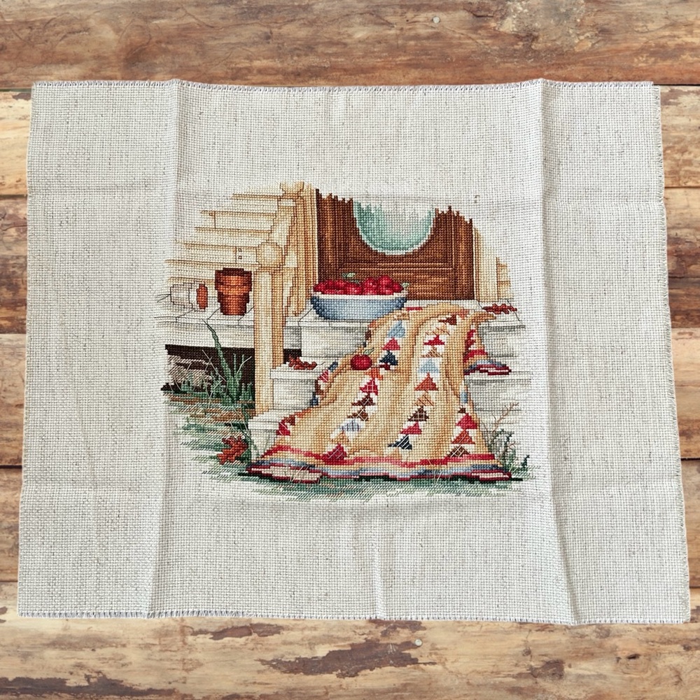 Fall Cross Stitch, Quilt